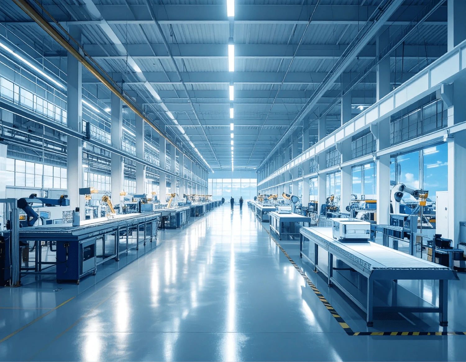 A brand new production factory