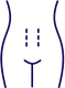Lower back icon