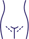 Bikini line icon